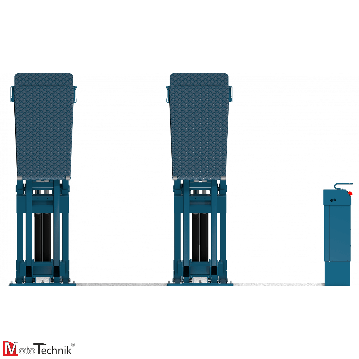 Podnośnik nożycowy NUSSBAUM UNI Lift 3500 NT PLUS IG w posadzce 4700 mm