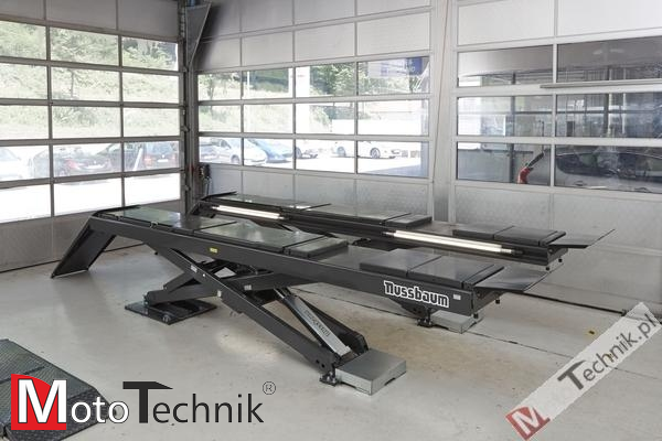 Podnośnik nożycowy diagnostyczny NUSSBAUM UNI Lift 3500 NT AMS IG w posadzce 4500 mm