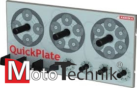 Zestaw 3 płyt dociskowych QuickPlate V fi. 40 mm  - HAWEKA (210 400 001)