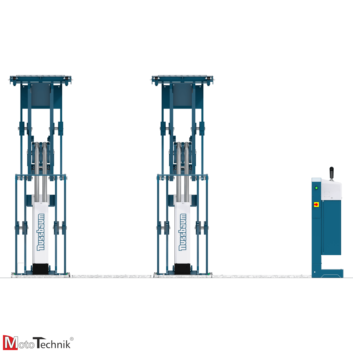 Podnośnik nożycowy NUSSBAUM Jumbo Lift 3500 NT X-TEND AG CE-Stop