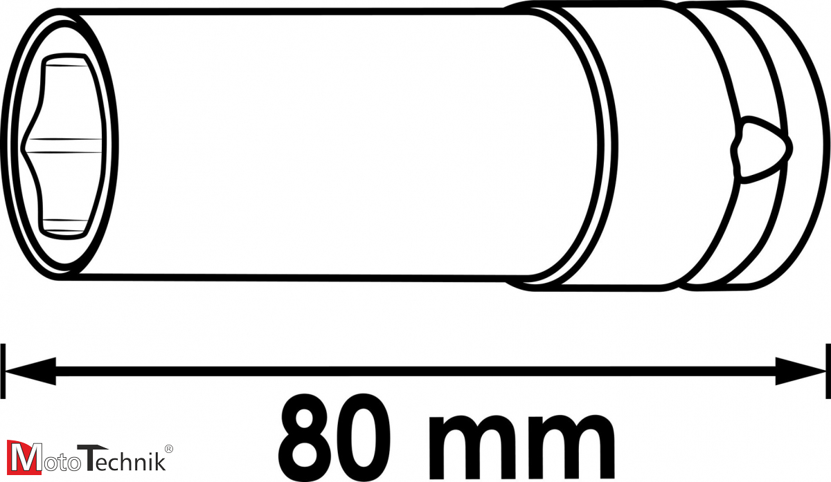 Klucz nasadowy do kluczy udarowych, MERCEDES-BENZ VIGOR V4309