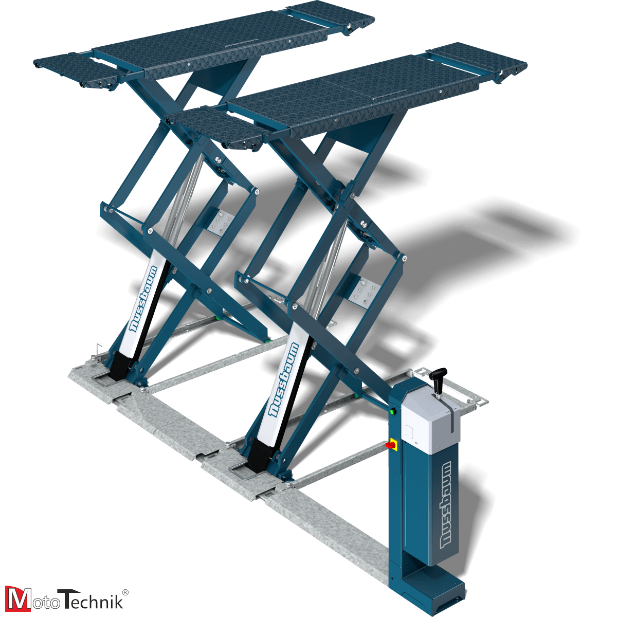 Podnośnik nożycowy NUSSBAUM Jumbo Lift 3500 NT X-TEND AG CE-Stop