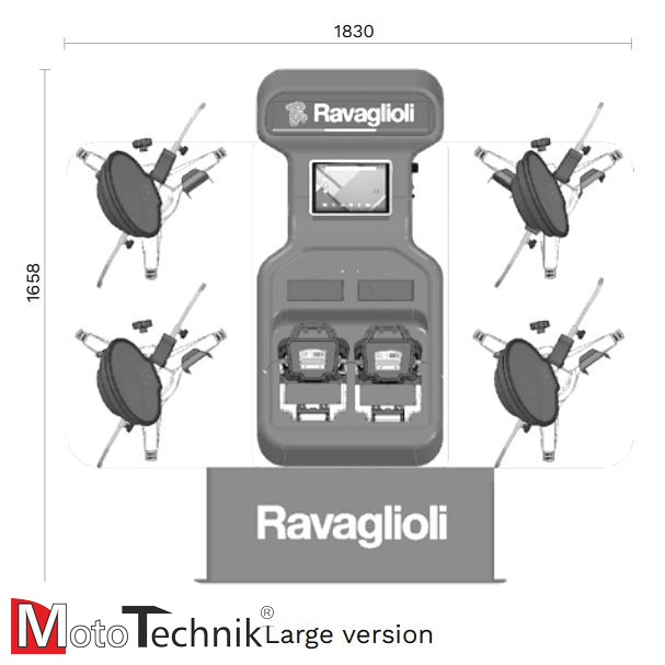 Urządzenie do Geometrii RAVAGLIOLI - RAV3D2.0WALL.3L duży panel - 3D