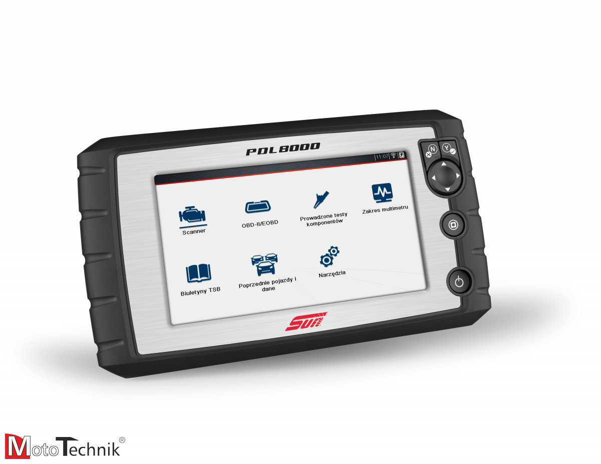 Tester diagnostyczny SUN PDL 8000™ Inteligentna Diagnostyka