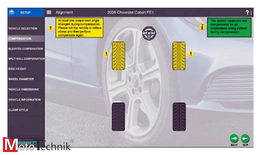 Urządzenie do Geometrii HOFMANN Geoliner ® 770 XD TT lift AC400 3D