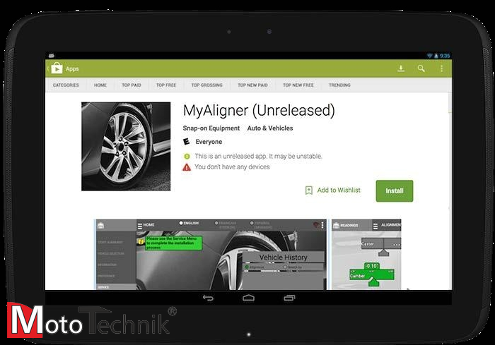 Urządzenie do Geometrii HOFMANN Geoliner ® 630 3D