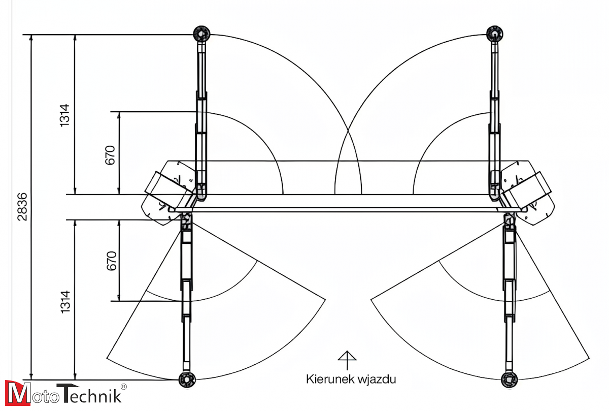 Podnośnik śrubowy 2-kolumnowy HOFMANN Duolift ® MTF 3500C - new model