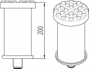 Ravaglioli S121A7 - Adaptery podwyższające 4 x 200 mm KPS306