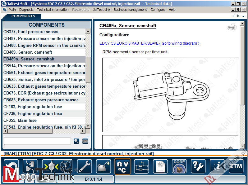 Tester diagnostyczny do samochodów ciężarowych JALTEST CV KIT BASIC BUNDLE ETM V9