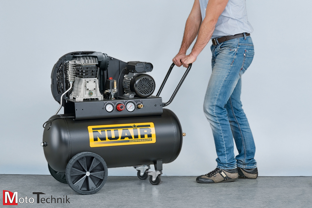 NUAIR B2800B/3CM/100 TECH PRO Kompresor tłokowy (2,2 kW; 100L) 28FA504NUA200