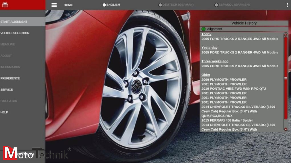 Urządzenie do Geometrii HOFMANN Geoliner ® 630 3D