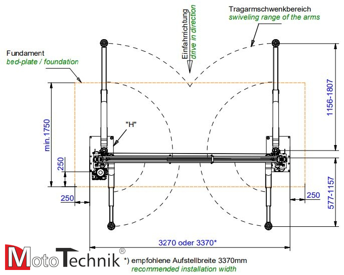 KOPIA Podnośnik hydr. dwukolumnowy NUSSBAUM Power Lift SLH 4600 UNI Premium GH2