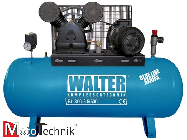 Kompresor tłokowy WALTER BL800-5.5/500