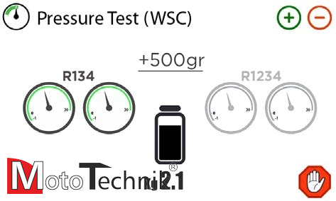 Urządzenie do Klimatyzacji SPIN UNICA DUAL TOUCH Printer (R134a+HFO1234yf)