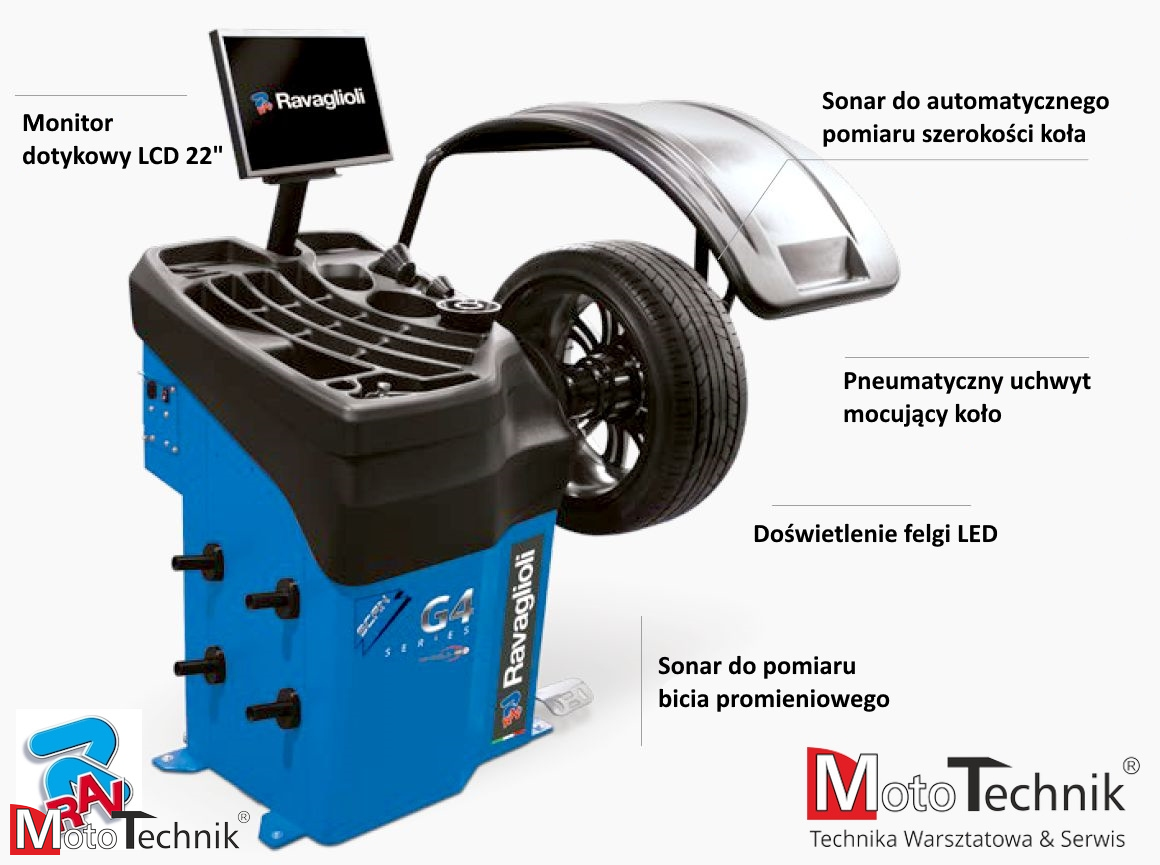 Wyważarka RAVAGLIOLI GP4.150SCANPLUS