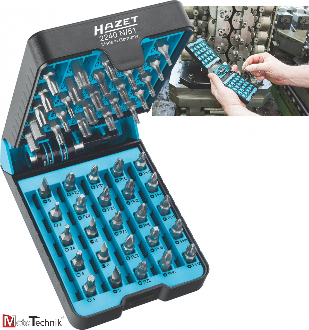 Wózek narzędziowy z 265 profesjonalnymi narzędziami HAZET 179 NXL-7/265 (265 narzędzi)