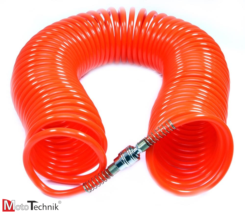 Wąż spiralny PE 8x12 mm / 10 m