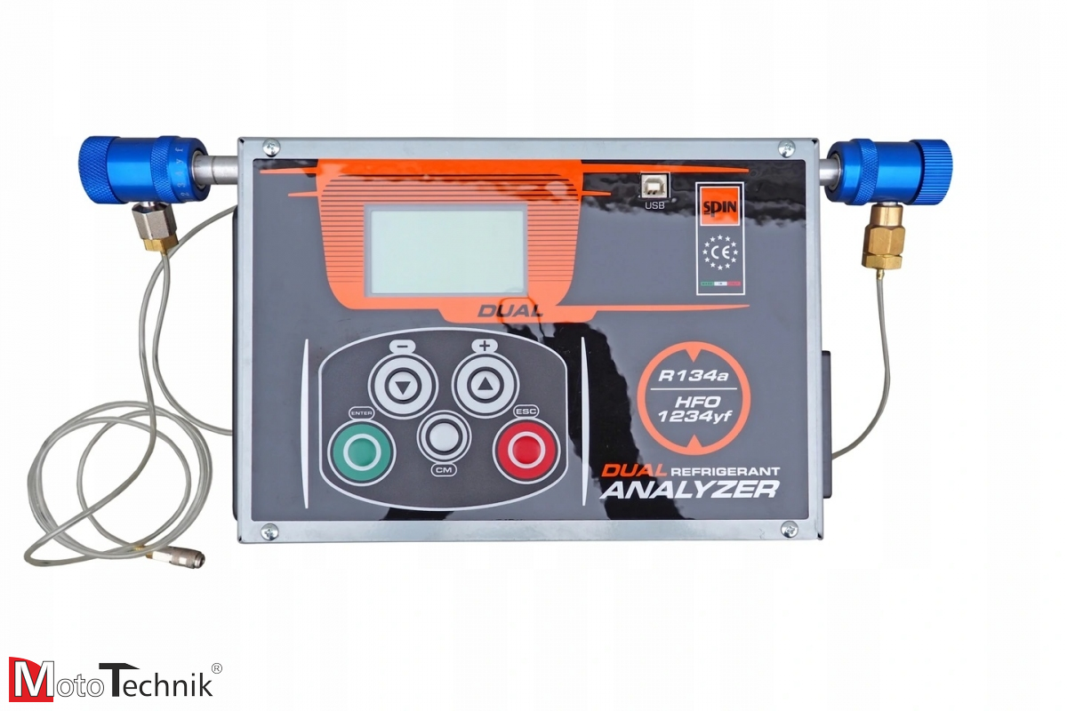 SPIN - GAS ANALYZER DUAL analizator czynnika