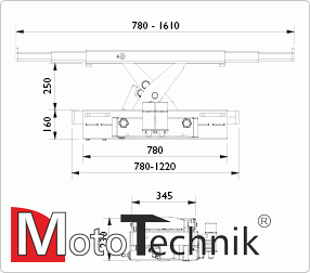 Podnośnik osiowy NUSSBAUM JAX 3200 (podnośnik osi)