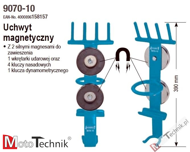 Uchwyt magnetyczny HAZET 9070-10