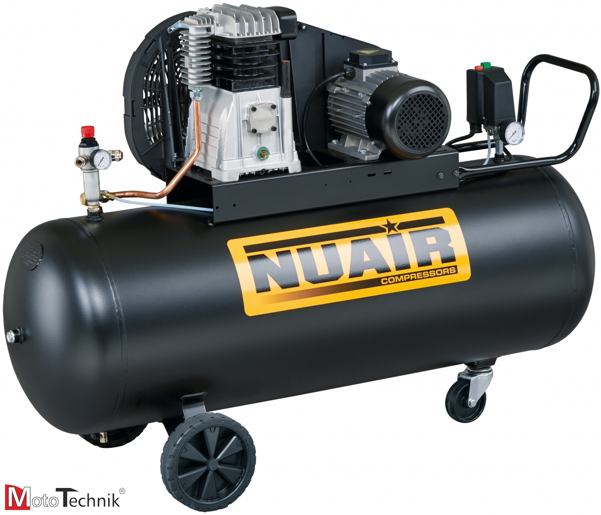 NUAIR B3800B/100 CM3 Kompresor tłokowy (2,2 kW; 100L) 36FA504NUB007