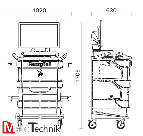 Urządzenie do Geometrii RAVAGLIOLI - RAVTD3200HPR.3 - 3D