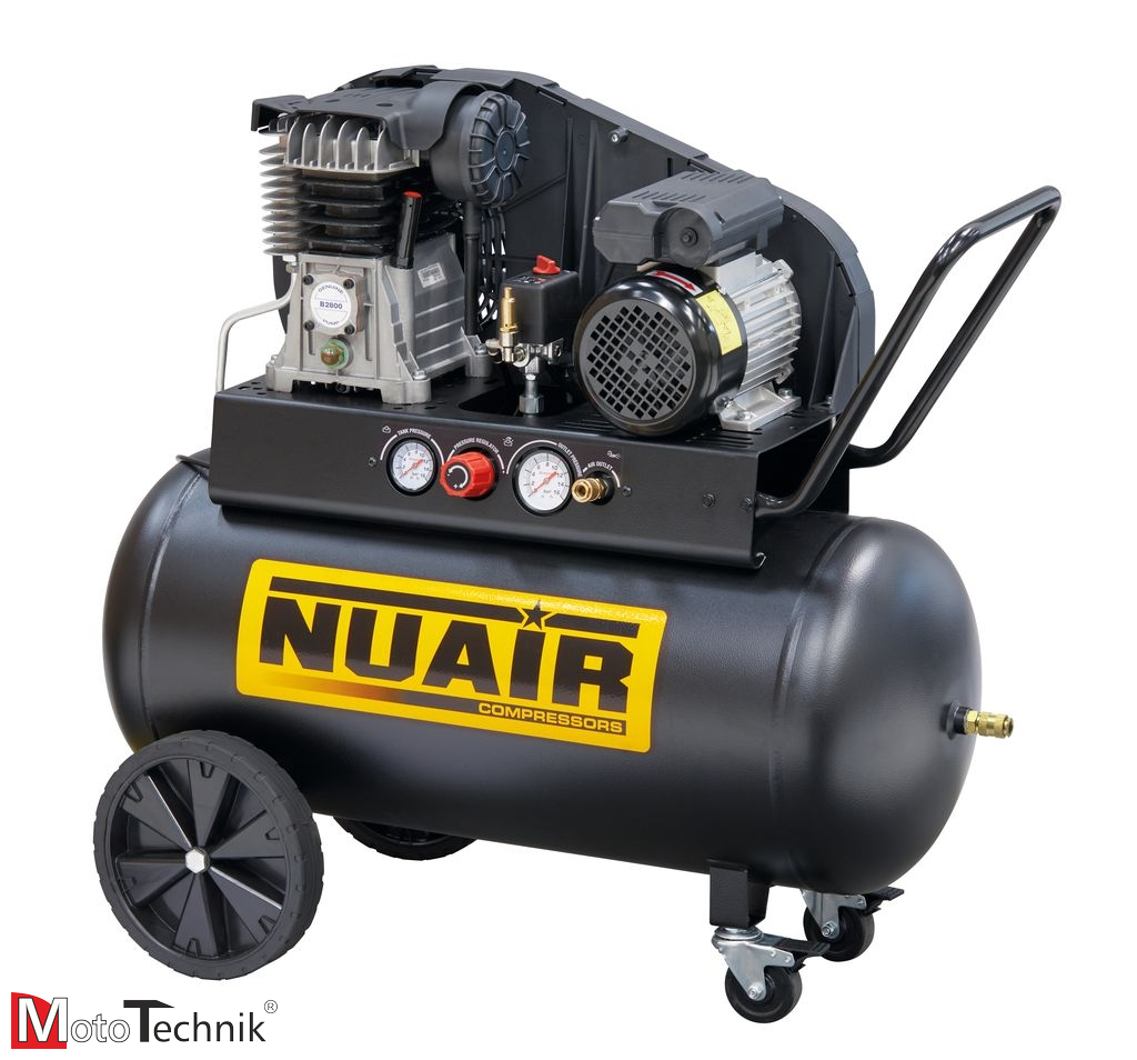 NUAIR B2800B/3CM/100 TECH PRO Kompresor tłokowy (2,2 kW; 100L) 28FA504NUA200