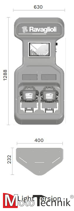 Urządzenie do Geometrii RAVAGLIOLI - RAV3D2.0WALL.3S mały panel - 3D