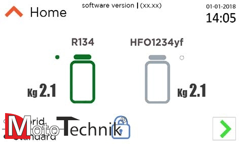 Urządzenie do Klimatyzacji SPIN UNICA DUAL TOUCH Printer (R134a+HFO1234yf)