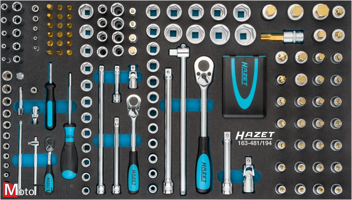 Wózek narzędziowy z 317 profesjonalnymi narzędziami HAZET 179 NXL-8/317 (317 narzędzi)