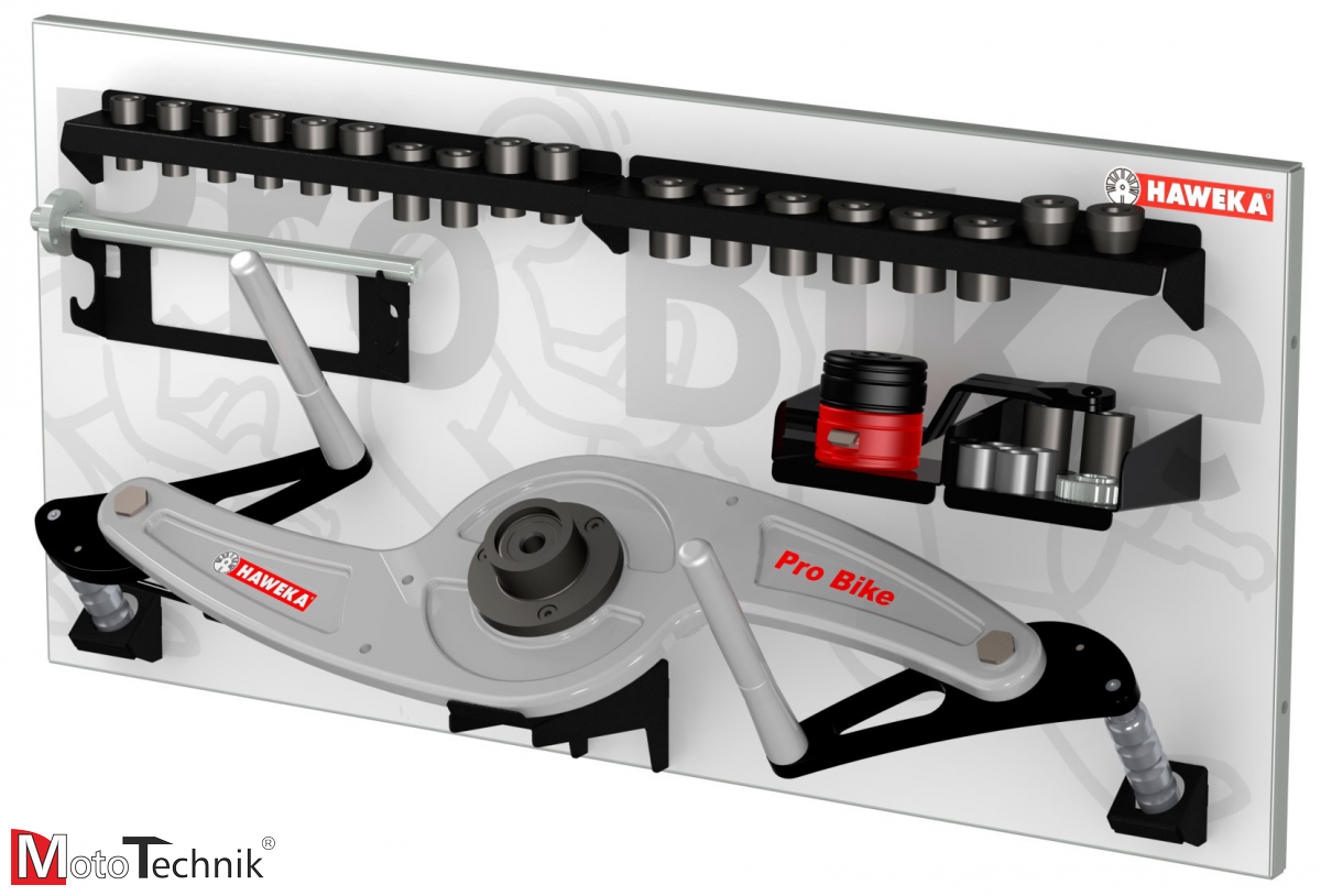 HAWEKA ProBike III Moduł UNI stożkowy (PowerClamp) - uchwyt kół motocyklowych (815 818 010)