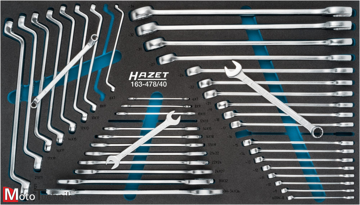 Wózek narzędziowy z 340 profesjonalnymi narzędziami HAZET 179 NXXL-8/340