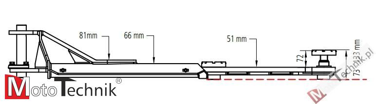 Podnośnik hydrauliczny dwukolumnowy RAVAGLIOLI KPH 370.42 LLK+VARKPH370.42LIK/T