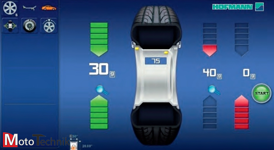 Wyważarka HOFMANN Geodyna ® 9000 p (Optima)