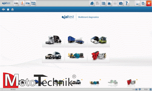 Tester diagnostyczny do samochodów ciężarowych JALTEST CV KIT BASIC BUNDLE ETM V9