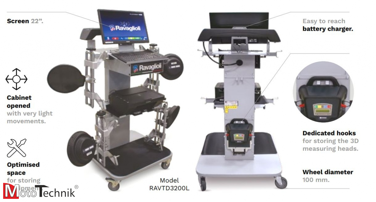Urządzenie do Geometrii RAVAGLIOLI - RAVTD3200L.3 - 3D