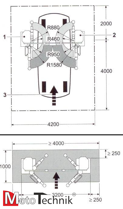 Podnośnik śrubowy dwukolumnowy HOFMANN Duolift ® MTF 3000