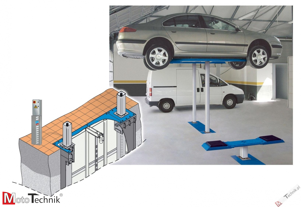 Podnośnik stemplowy RAVAGLIOLI RAV1125M